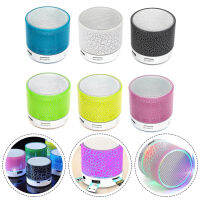 Mini Bluetooth-compatible Speaker Portable Wireless Loudspeaker LED Colorful Lights Flashing TF-Card USB Subwoofer  For Smart Ph Wireless and Bluetoot