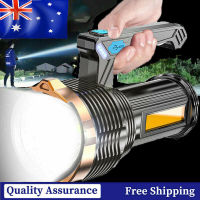 12000000LM Bright Super Rechargeable Lamp High Powered Flashlight