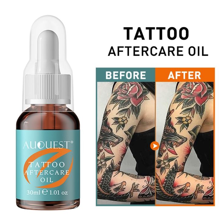 Authentic Authorization】Tattoo Aftercare Tattoo Oil Heals 30ml Essential Oils Protects New Tattoos and Rejuvenates Older Tattoos Natural Oil Skin Care