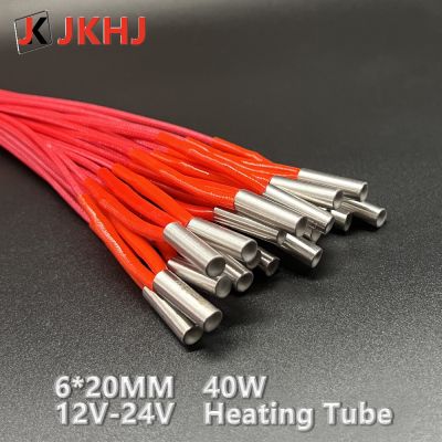 【CW】 1pc Heating Tube Printer Parts Pipe 12V/24V 40W Cartridge 6x20mm MK8 Extruder Hotend Accessories 1M