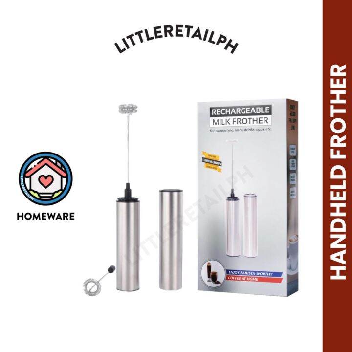 Stainless Steel Milk Frother for Bulletproof and Black Coffee Matcha