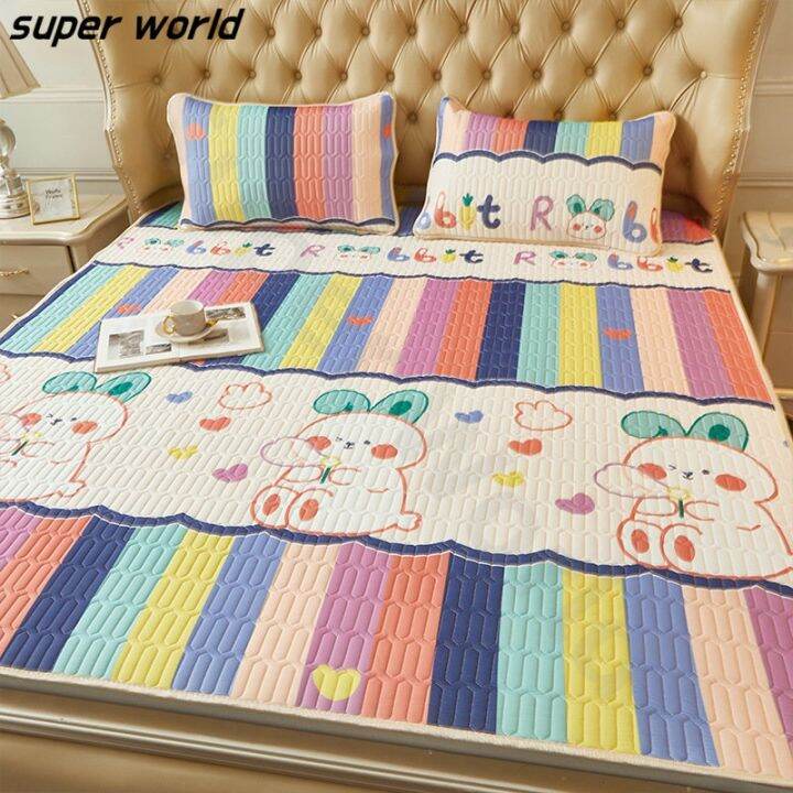 Natural Latex Mattress Latex Bed Sheet Mat Ice Silk Air Conditioning