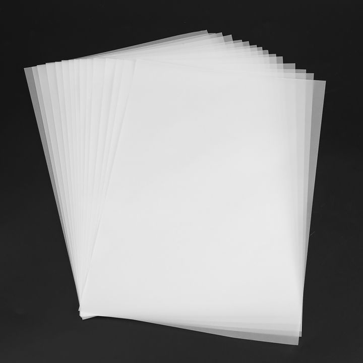 กระดาษลอกลายกรดซัลฟูริก-a4โปร่งแสงสำหรับการคัดลอกภาพวาดการประดิษฐ์ตัวอักษร100ชิ้น