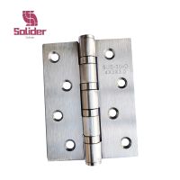 2Pcs 4x3x3 Inch Stainless Steel Mute Flat Hinge Loose leaf Cabinet Doors Windows Wooden Furniture Hinge