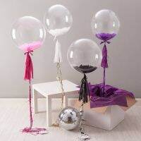 【A Great】ริ้วรอยฟรี BoBo HeliumTransparent BalloonsBirthday พรรคตกแต่งงานแต่งงานวาเลนไทน์39; S DayDecorations