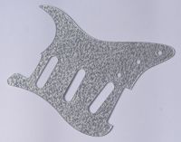 KAISH for Stratocaster Silver Sparkle ST SSS Guitar Pickguard for Strat Pickguard for Fender