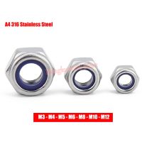 Baja Tahan Karat A4 316 Nyloc Nylock Nuts DIN 985 Hex Nylon Insert Lock Nut Mengunci Sendiri Pengunci M3 M4 M5 M6 M8 M10