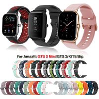 Tali Jam Tangan Silikon 20Mm untuk Amazfit GTS 4/2 Tali Pengganti Mini untuk Amazfit GTS/GTS 2 Tali untuk Amazfit Bip/U/U Pro