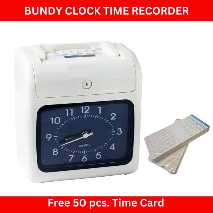 Bundy Clock Time Recorder Electronic, Time Clock Machines Heavy Duty