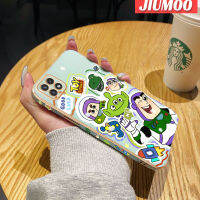 JIUMOO เคส A22s M22ปลอกสำหรับ Samsung Galaxy 5G A22พร้อมเคสโทรศัพท์กันกระแทกลายการ์ตูนมอนสเตอร์ขอบด้านข้างทรงสี่เหลี่ยมดั้งเดิมปลอกหุ้มลวดลายเคลือบนิ่มฝาครอบหลังเต็มรูปแบบเคสป้องกันกล้อง