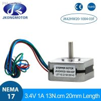 Jkongmotor Nema 17 Stepper Motor 20mm 13Ncm 1A Nema17 Step Motor 4-Lead 17HS08-1004S Motor for CNC Extruder 3D Printer Motor