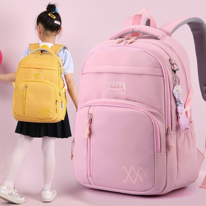 กระเป๋านักเรียนลายการ์ตูนสำหรับเด็กผู้หญิงชั้นประถมศึกษาปีที่1-6ท่องเที่ยวของเด็กผู้หญิงกระเป๋ากระเป๋าเป้สะพายหลังเด็กใหม่