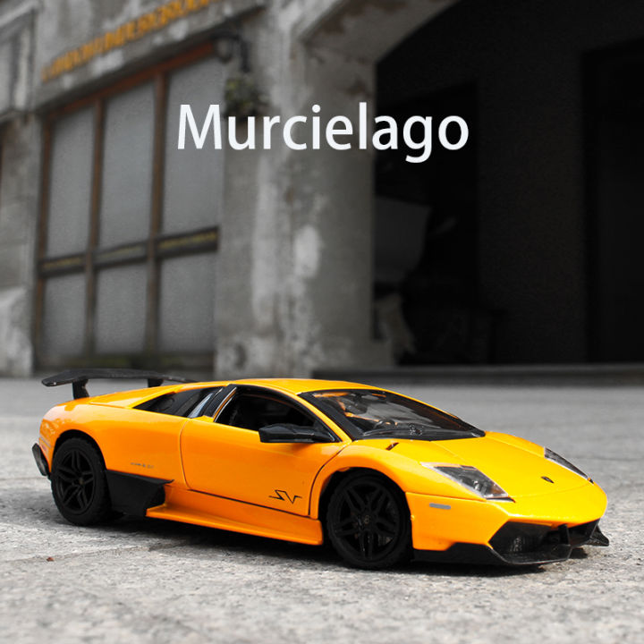 ใหม่1-24-murcielago-lp640รถโลหะผสมกีฬารถรุ่น-diecast-sound-super-racing-ยกหางรถร้อนล้อสำหรับของขวัญเด็ก