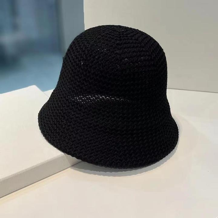 หมวกแก๊ปกันแดดสไตล์เกาหลีสำหรับผู้หญิง-topi-bucket-ระบายอากาศได้ดีสำหรับฤดูใบไม้ผลิและฤดูร้อนหมวกชาวประมงแฟชั่น2022