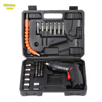 ShiningLove 47 In 1 Cordless Electric Screwdriver Set With LED Lights 220RPM 3NM Torque USB Rechargeable Drill Driver Power Tool Bit Set