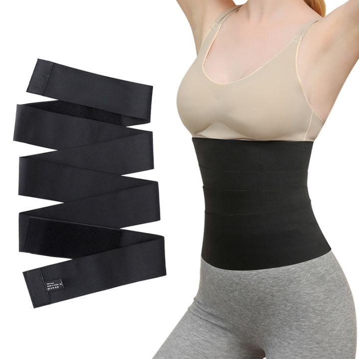 Waist Bandage Wrap Trimmer Belt Waist Trainer Body Shapewear Tummy Wrap  Woman Flat Belly Slimming Gain
