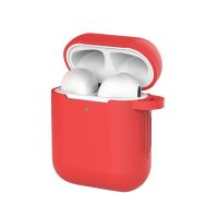 เคสหูฟังสำหรับ Apple AirPods 1 2เคสซิลิโคนแบบนิ่มไร้สายบลูทูธกระเป๋าใส่หูฟังสำหรับ AirPods 2 Air Pods เคส