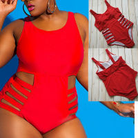 Plus Size Swimwear Women One-Piece Swimsuit 2021 Large Swimming Suit Solid One Piece Push Up Reductor Woman Swim Suits 3XL 4XL