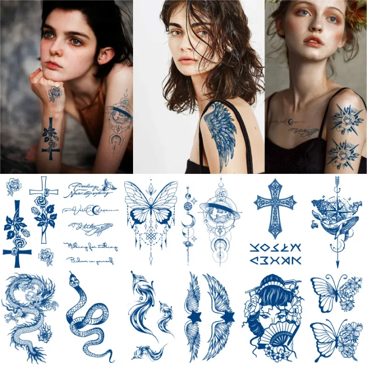 GH014 Tattoo stickers lasts to 15 Days Temporary Tattoos Magic Sticker