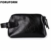 Luxury nd Mens Handbag Day Clutches Bags For Phone and Pen High Quality Spilt Leather Wallets Hand bag Male