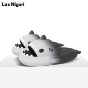 Laz Nigori Gradient shark men s slippers Durable home bathroom non