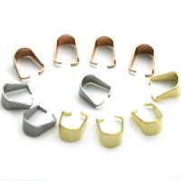 【YP】 50pcs/lot Gold  steel Clasps Bails Buckle Pendant Necklace Connectors Jewelry Findings