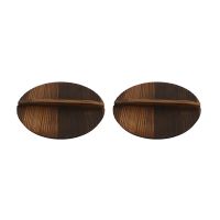 2X Kitchen Multi-Functional Wooden Pot Cover Handle Pan Lid Eco-Friendly Anti-Scalding Wood Baking Pot Lids Cover 30cm