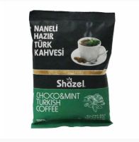 (ชงน้ำร้อนได้เลยค่ะ) กาแฟตุรกี Choco Mint Turkish Coffee เตอร์กิช คอฟฟี่ ขนาด 100 กรัม แบรนด์ Shazel วันหมดอายุ 01 2024 สินค้าจากตุรกี