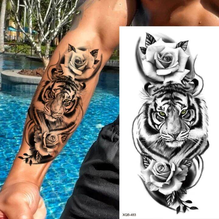 tattoo-temporary-waterproof-forest-lion-tiger-wolf-temporari-tattoo-sticker-body-art-arm-fake-tattoo-for-woman-festival