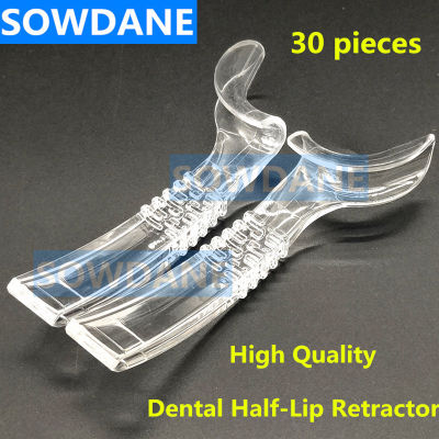 30 Pcs ทันตกรรม Lip Cheek Retractor ปากเปิด Photograghic เครื่องมือทันตแพทย์พลาสติก Half-Lip Retractor ปาก Gag Autoclavable