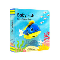 English original genuine baby fish finger puppet book finger puppet book cardboard book small palm Book baby toy book 0-3 years old