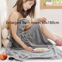 ► Coral velvet bath towel Microfiber coral velvet high absorbent towel Large bath towel suitable for gym exercise yoga trips