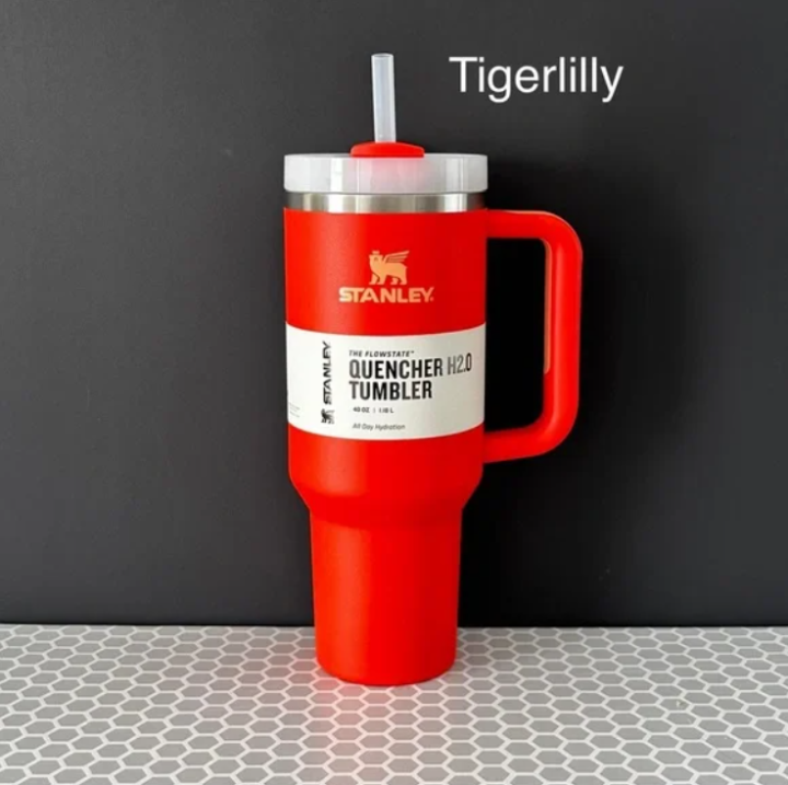 STANLEY ADVENTURE QUENCHER H2.0 FLOWSTATE TUMBLER 40 OZ - TIGERLILY ...