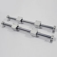 2Pcs Linear Rail Shaft OD81012mm 300-800mm Optical Axis 4Pcs SCS81012UU Linear Bearing Blocks 4Pcs SK81012 Bearing Support