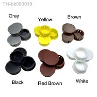 ∈✘◄ 10Pcs Round Plastic Cover Furniture Snap hole plug Panel hole plug drilling screw furniture hole plug anti-theft door hole