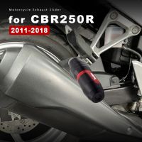 แผ่นอลูมิเนียม CNC รถจักรยานยนต์กันชนตัวเลื่อนไอเสีย CBR 250R อุปกรณ์เสริม2018สำหรับฮอนด้า CBR250R 2017 CBR250 CBR 250 R 2011-2016ฝาครอบ