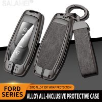 Zinc Alloy Car Key Cover Case Shell Protector For Ford Mustang F-150 Mondeo Galaxy S-Max Explorer Edge Fiesta Ranger Accessories