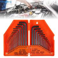 GiveMe-5เมตริก Imperial Allen ประแจชุด L รูปร่าง Ball End Hex Key Bike Repair เครื่องมือ Hex Key ชุดประแจ Allen ชุดสำหรับเฟอร์นิเจอร์ Repair