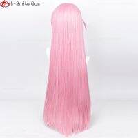 Anime Bocchi The Rock! Cosplay Gotou Hitori Cosplay Wig 80Cm Long Pink Straight Hair Heat Resistant Women Party Wigs + Wig Cap