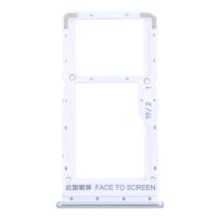 FixGadget SIM Card Tray + SIM Card Tray / Micro SD Card Tray for Xiaomi Redmi Note 10 5G / Poco M3 Pro 5G / Redmi Note 10T 5G M2103K19G M2103K19C M2103K19PG M2103K19PI(Silver)