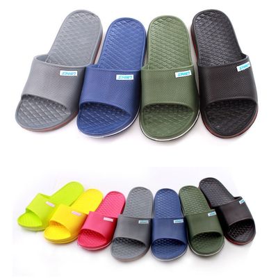 ☼☫№ New Women Thick Platform Slippers Summer Beach Eva Soft Sole Slide Sandals Leisure Men Ladies Indoor Bathroom Anti-slip Shoes