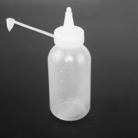 Clear White 100ML Plastic Sauce Squeezer Bottle Dispensing Bouteille