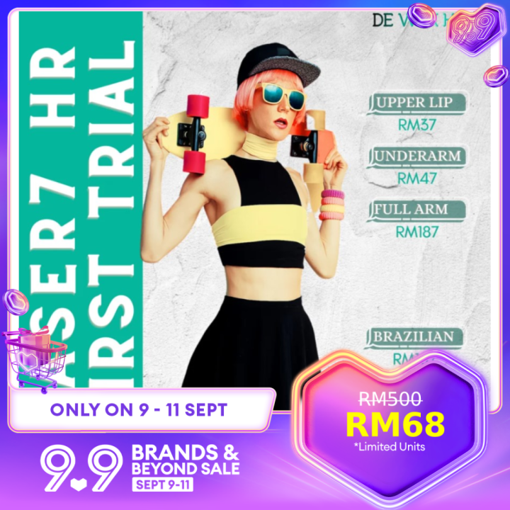 De Wax Haus Brazilian Laser7 Permanent hair removal Lazada