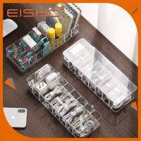 Wire storage box cable management box Earphone Organizer Cable Storage Box Transparent Plastic Data Line Drawer Sorting Compartment Box Desk Stationery Key Box kotak simpanan kabel