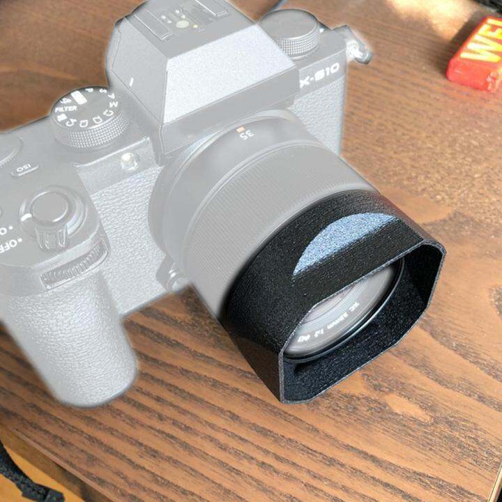 Lens Hood With 49Mm Adapter Ring For Fujifilm Fuji X100V X100F X100S LH