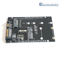 2 In 1 PC Riser M.2 NGFF MSATA SSD เป็น SATA 7 15Pin 2.5นิ้วการ์ดอะแดปเตอร์