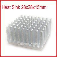 Free Shipping 10pcs HeatSink Heat Sink Radiator 28x28x15mm Small Radiator - Silver