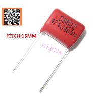 10pcs 400V 0.47UF 470NF 474J 0.68UF 680NF 684J Pitch 15mm 400V 5  DIP CBB Polypropylene film capacitor