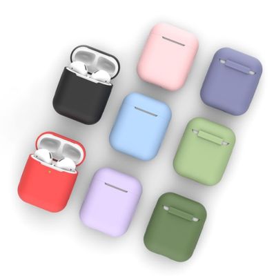 เคสซิลิโคนอ่อนนุ่ม กันกระแทก สำหรับหูฟัง AirPods 1-2 เคส Protector