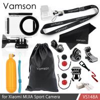 Vamson สำหรับ MIJIA อุปกรณ์เสริมชุดที่อยู่อาศัยกันน้ำ Cas กรอบกล่องขาตั้งกล้องเมา Monopod สำหรับ MIJIA กีฬากล้อง VS148